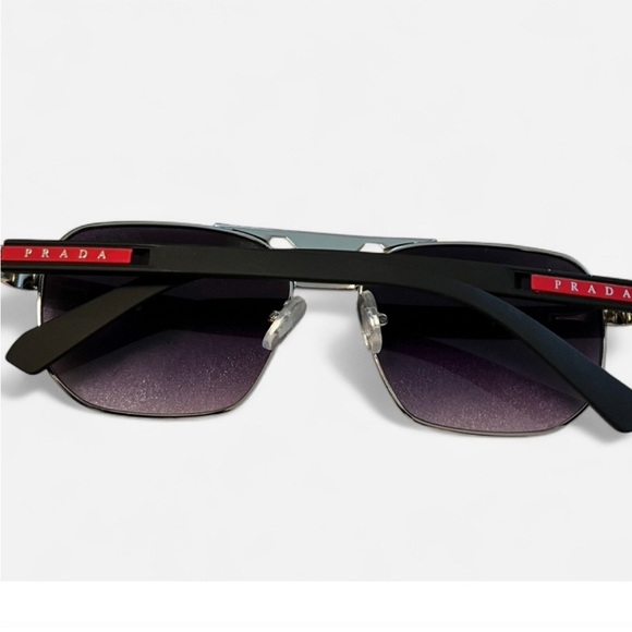 Prada Dark Blue Aviator Sunglasses - Picture 2 of 2